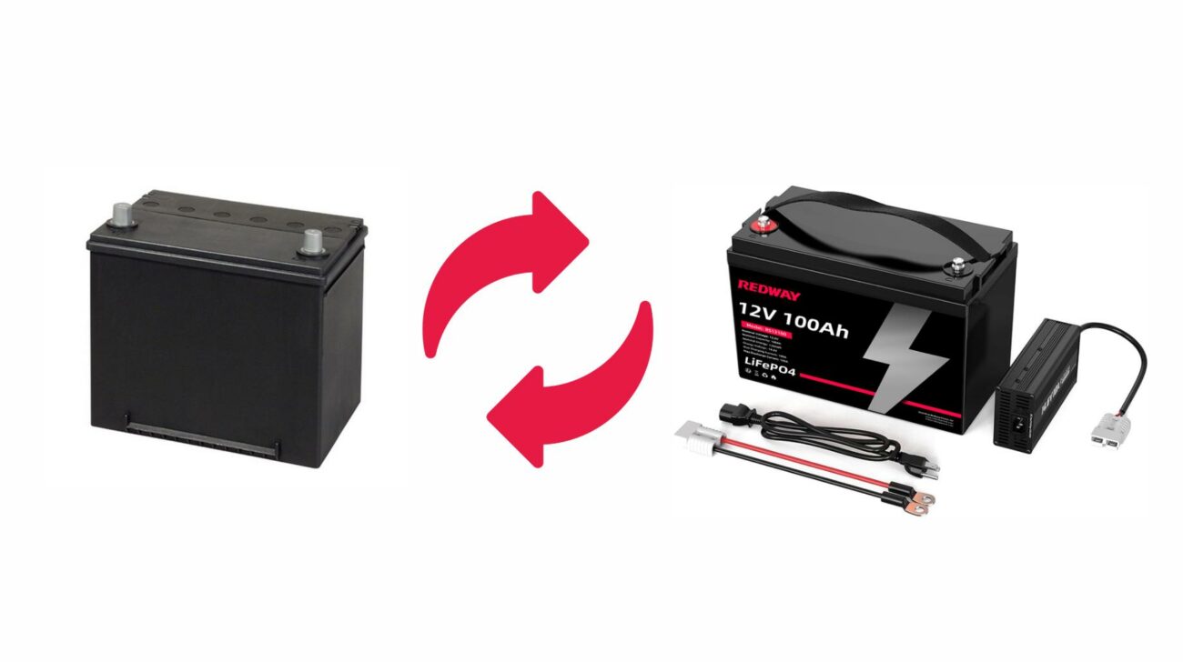 Can you replace a lead-acid battery with an LiFePO4 battery?