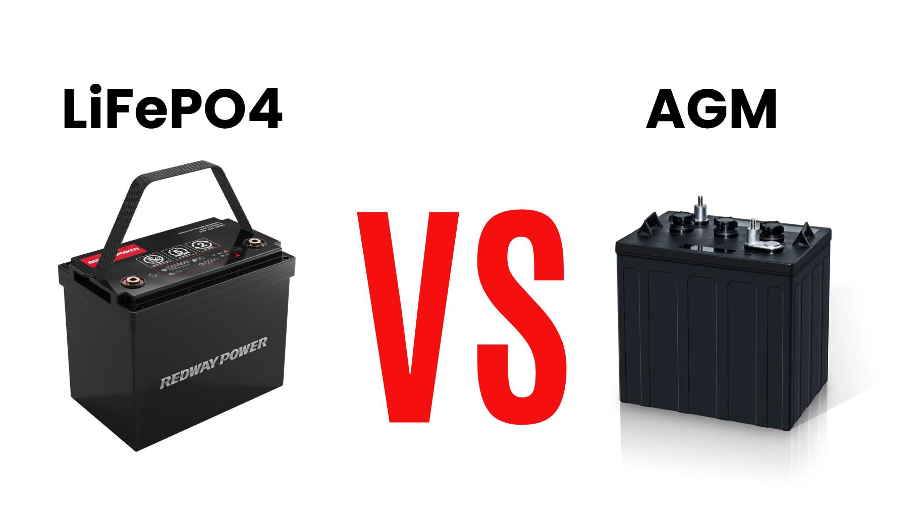 AGM battery vs LiFePO4 battery, all you need to know